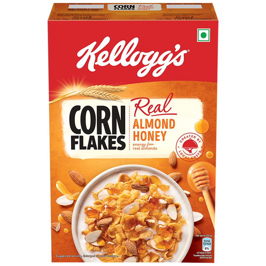 Kellogg's Real Almond Honey Corn Flakes 345gm